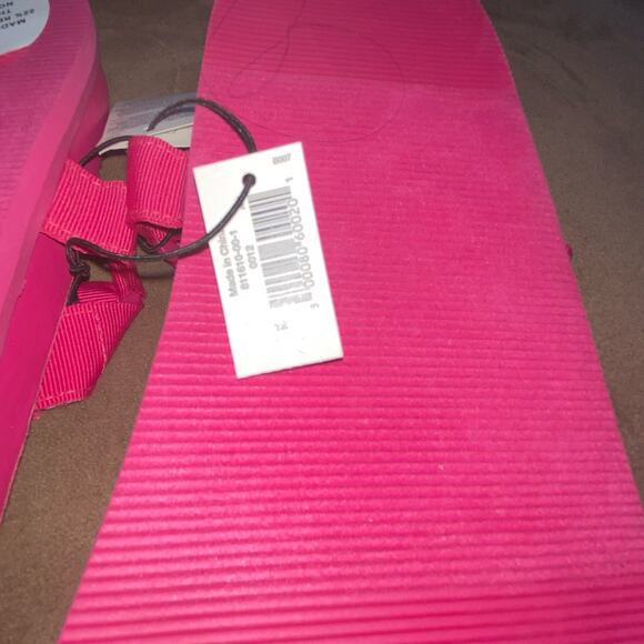 GAP Barbie Core y2k Sporty Strap Sandals Sizzling Fuchsia Pink NWTs 12 - Picture 8 of 10